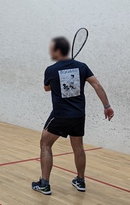 Joueur de squash